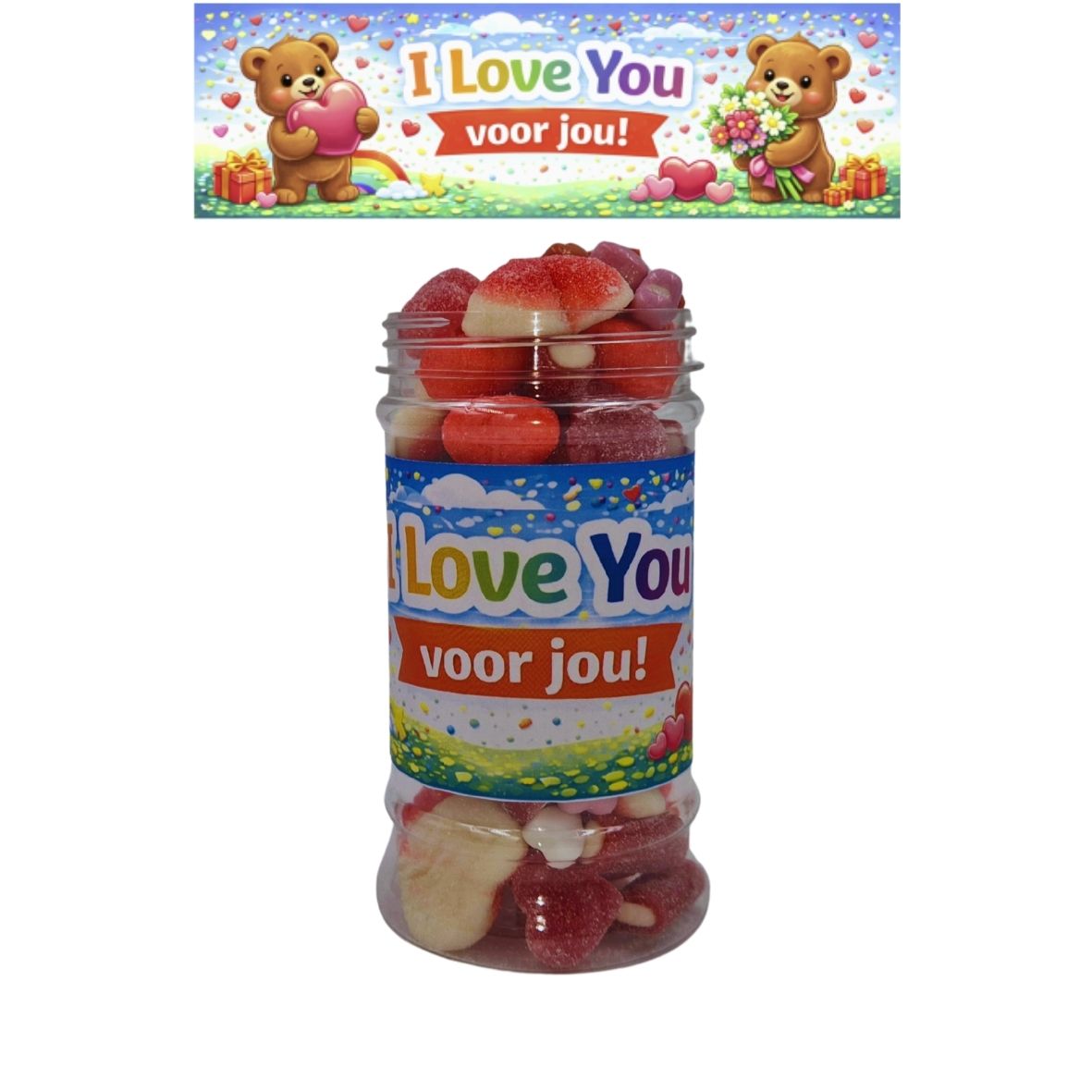 Snoeppot 14 - I love you - voor jou!