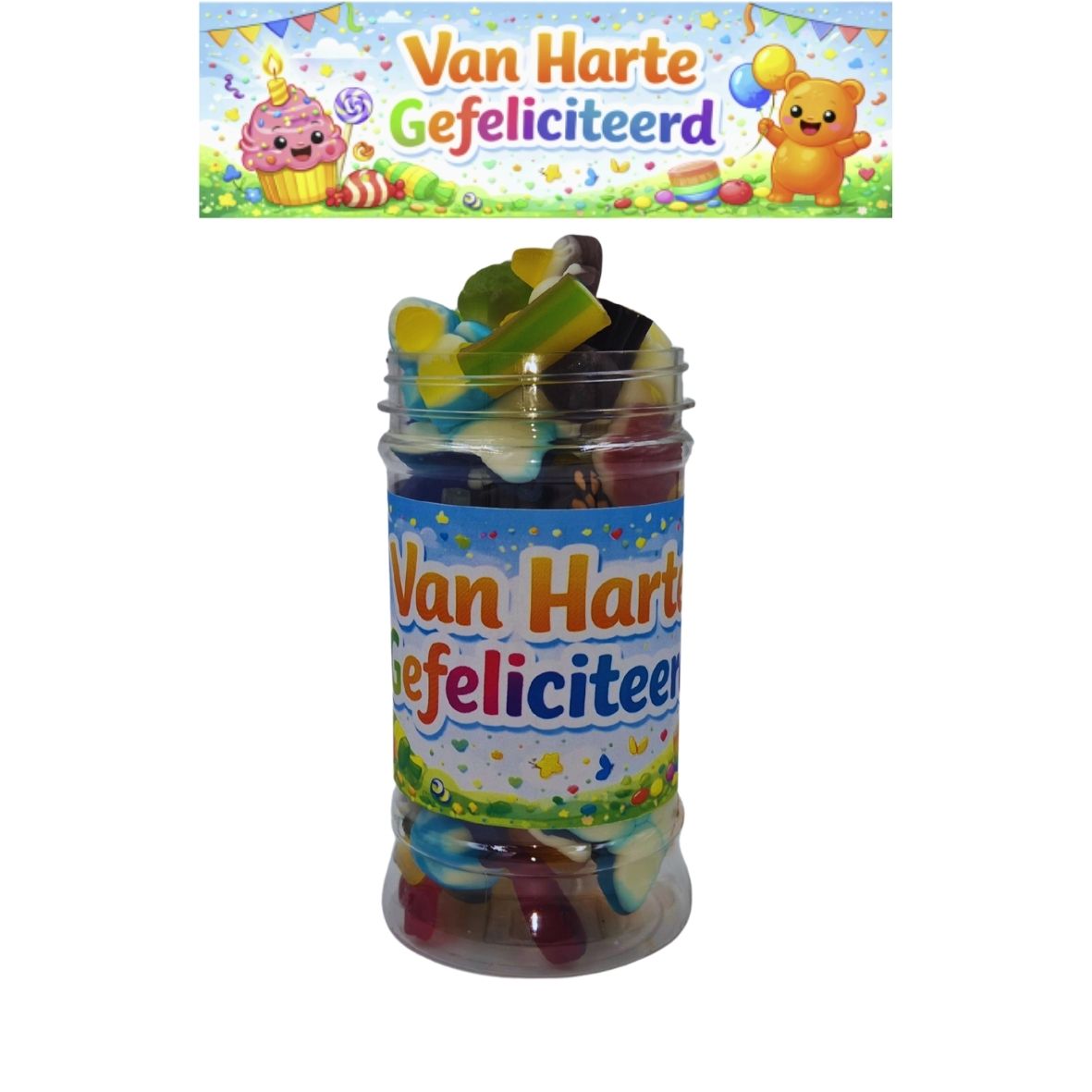 Snoeppot 5 - Van harte gefeliciteerd
