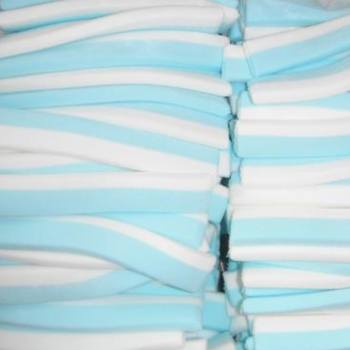 Spekreepjes Blauw Wit 15 cm