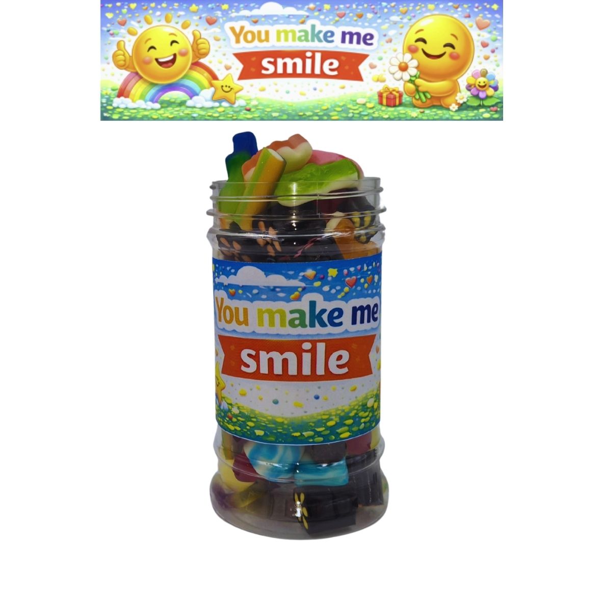 Snoeppot 17 - You make me smile