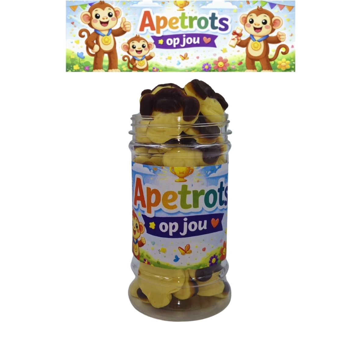 Snoeppot 18 - Apetrots op jou