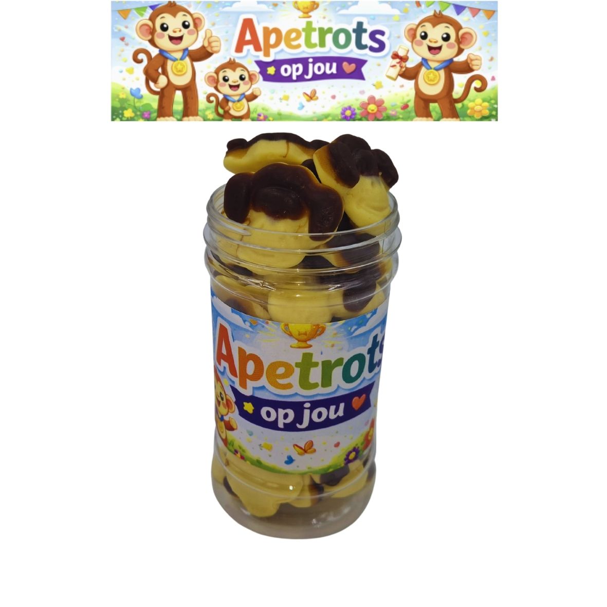 Snoeppot 18 - Apetrots op jou