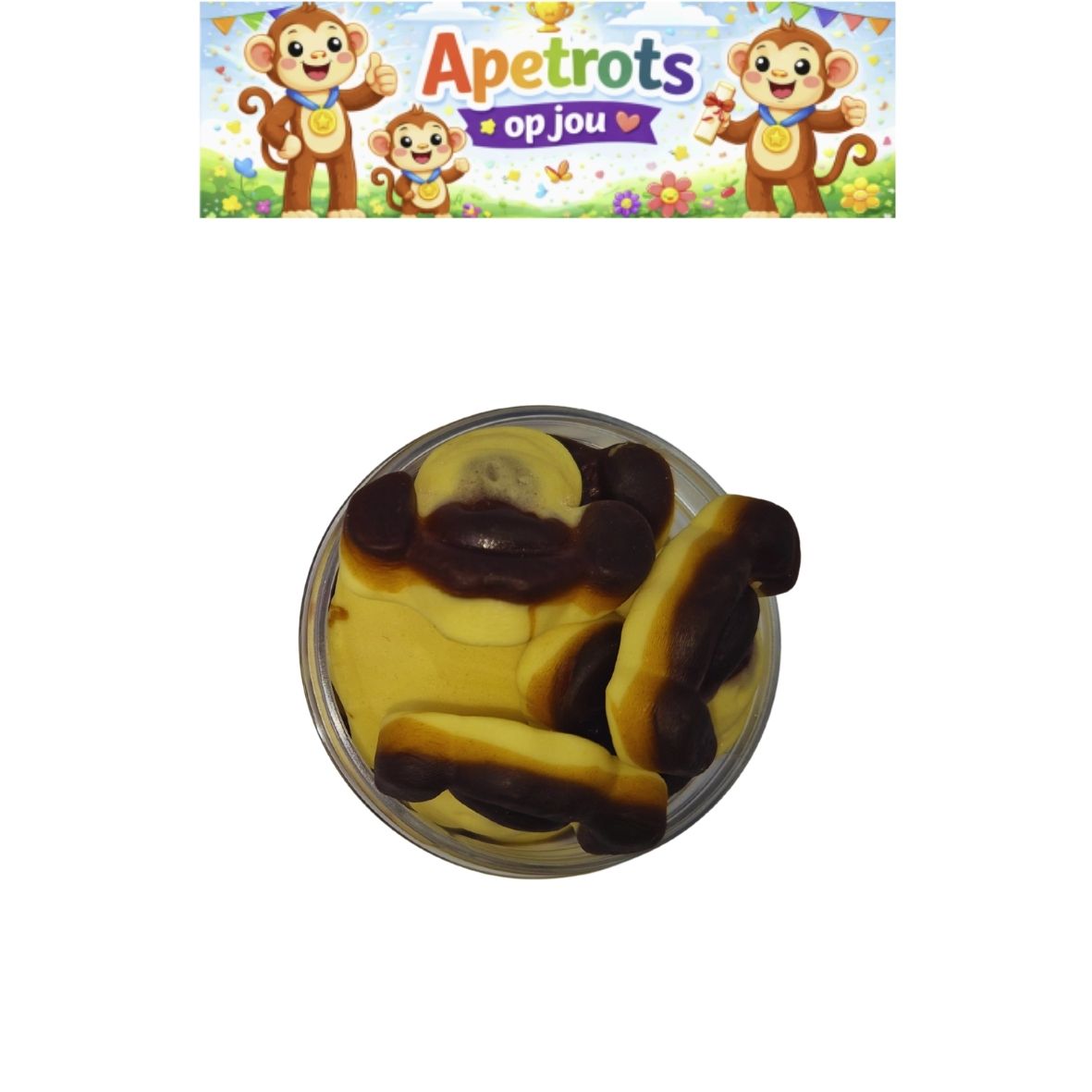 Snoeppot 18 - Apetrots op jou