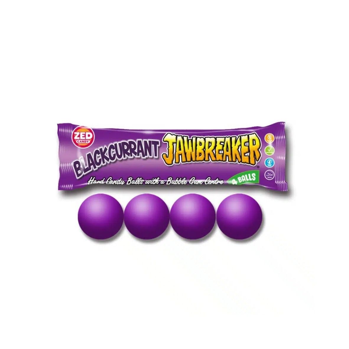 Jawbreaker - Blackcurrant - 4 balls